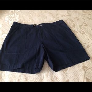 Ladies navy blue shorts